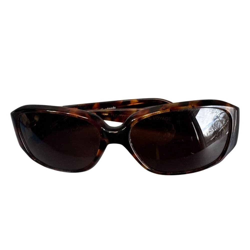 Brighton Crystal Voyage Tortoise Shell Sunglasses With Floral Case - Picture 7 of 12